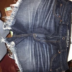 American Eagle Hi-Rise Festival Jean Shorts